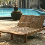 Teak Double Lounger TFI-SLO 03