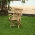 Teak Folding Arm Chair TFI-FOLCH 01