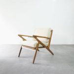 Teak Natural Wood Lounge Chair TFI-LOCH 03