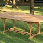 Teak Outdoor Oval Extending Table TFI-EXDTB 02