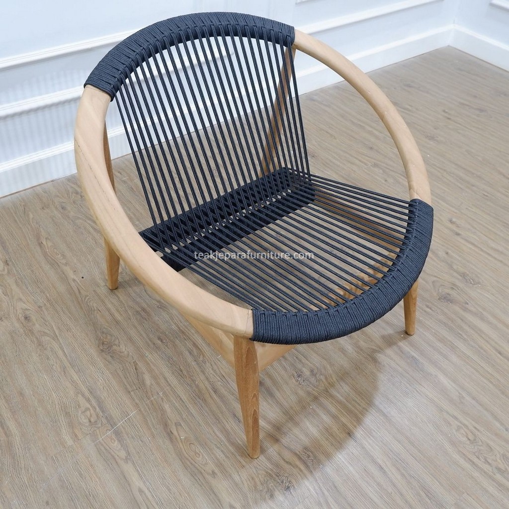 Teak Rope Lounge Chair