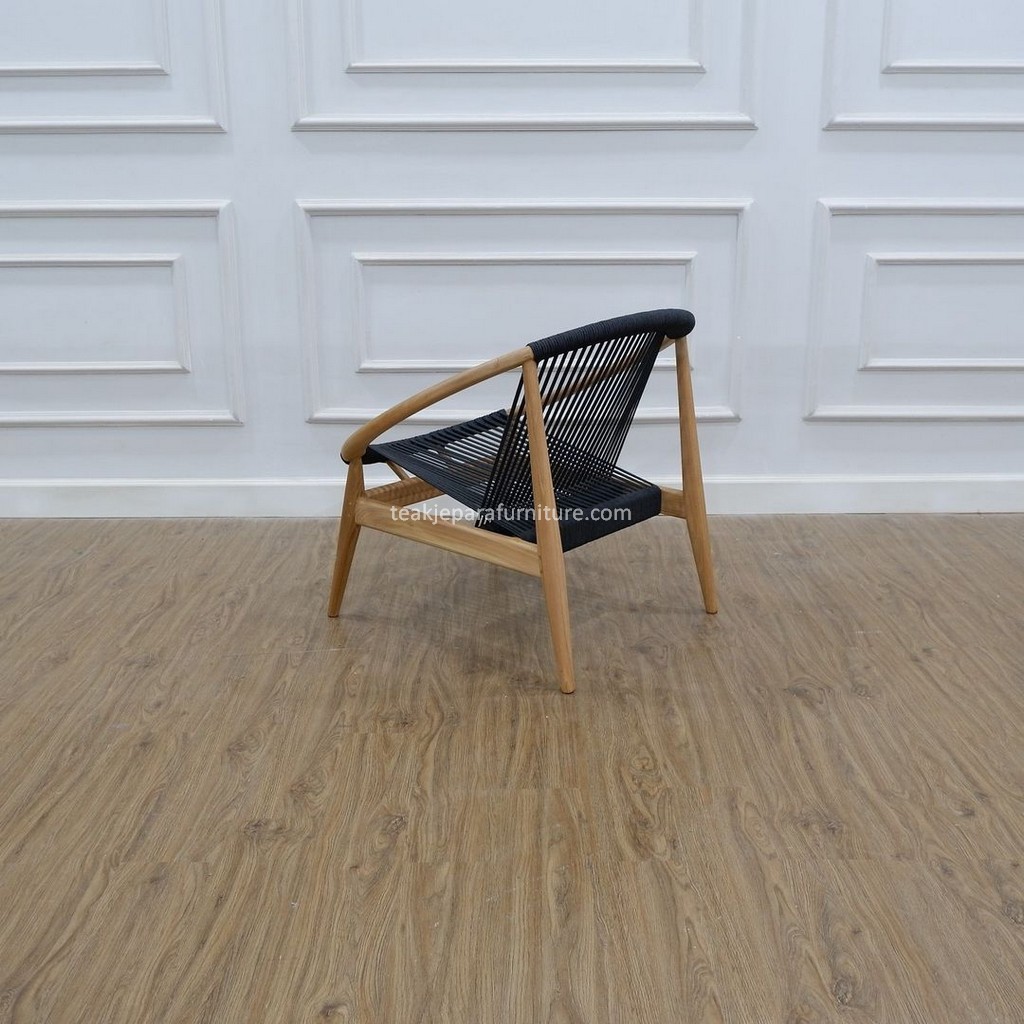Teak Rope Lounge Chair