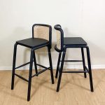 Teak and Rattan Bar Chair TFI-BARS 03