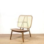 Teak and Rattan Indoor Lounge Chair TFI-LOCH 02