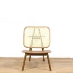 Teak and Rattan Indoor Lounge Chair TFI-LOCH 02 - Image 2