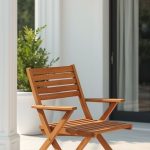Teak Patio Folding Arm Chair by Teak Furniture Indonesia