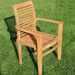 Teak Garden Stacking Dining Chair TFI-STACH 09