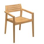 Wooden Outdoor Armchair by Teak Furniture Indonesia