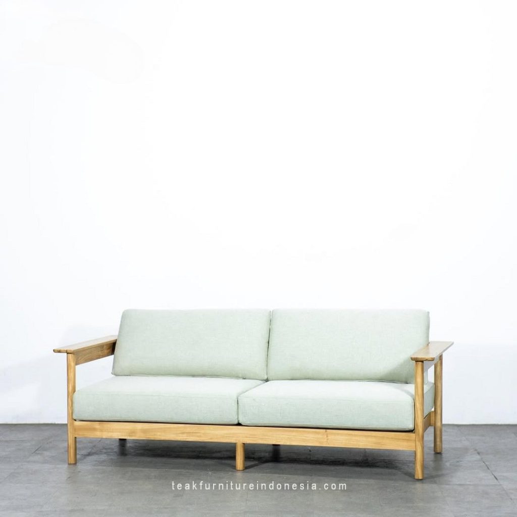 teak wood sofa 2 seater