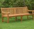 outdoor teak bench