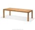 rectangular teak outdoor dining table