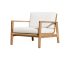 solid teak wood lounge chair
