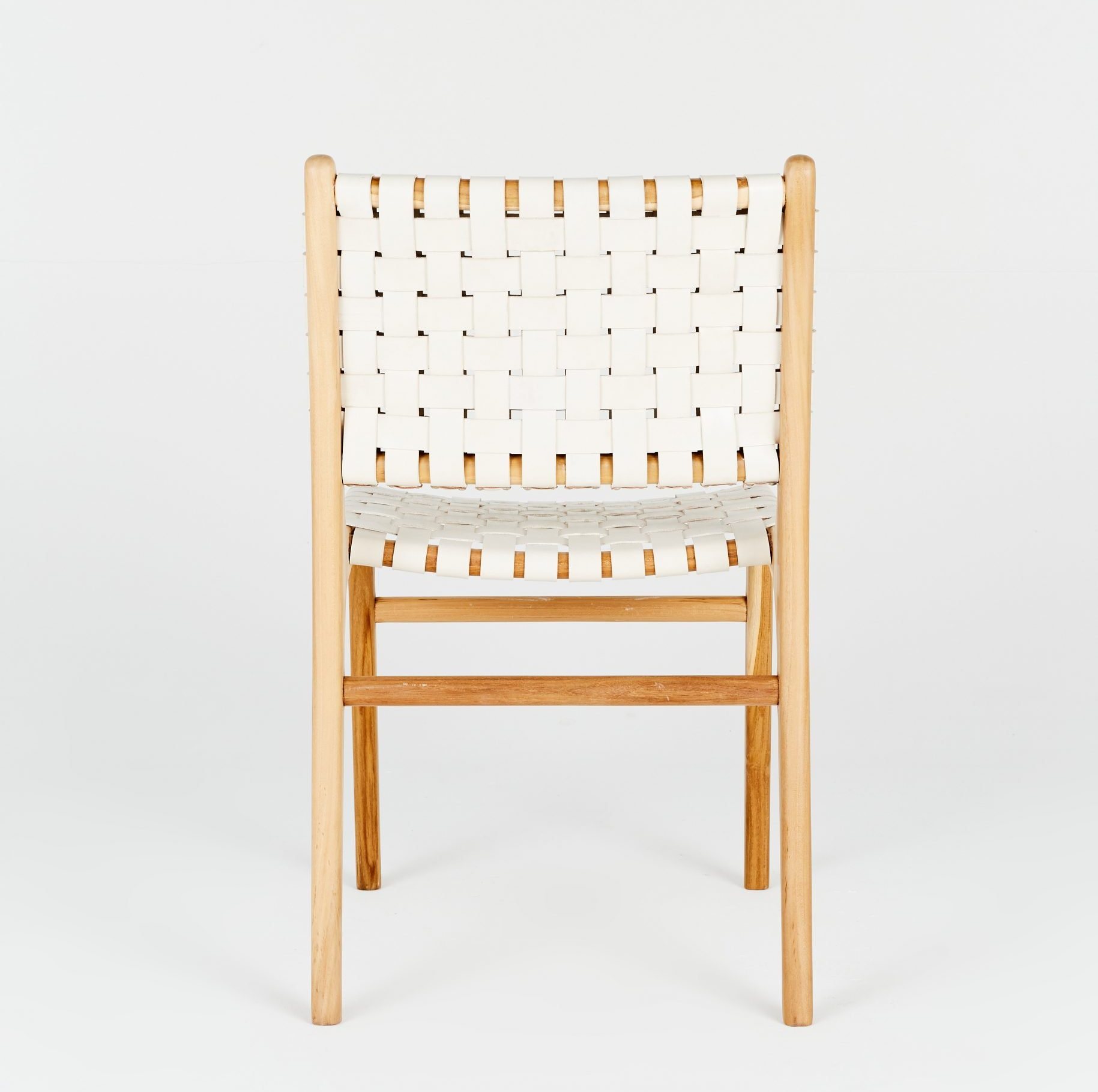teak and leather dining chairs