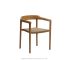 teak and rope chair