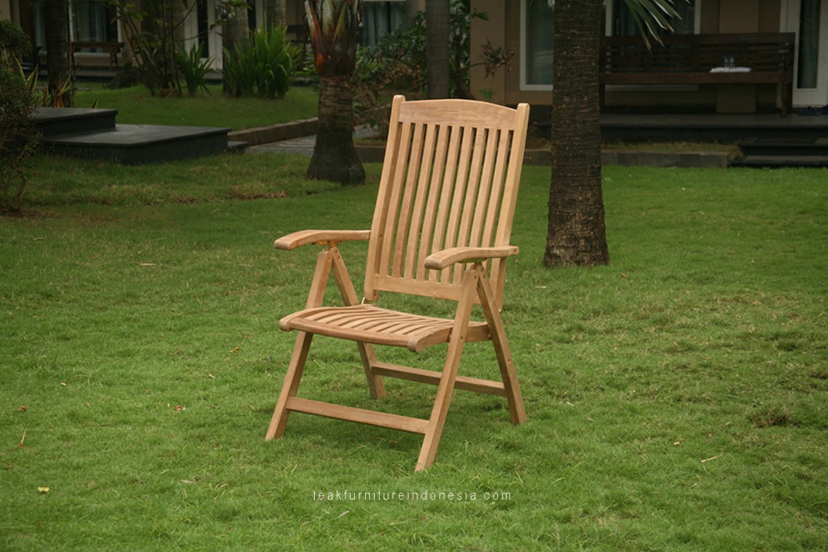 teak garden recliner chairs