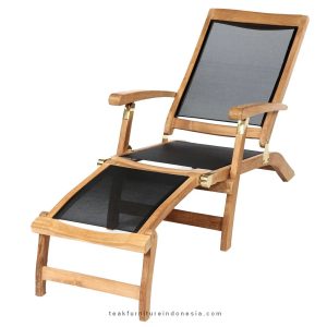 teak garden steamer chair