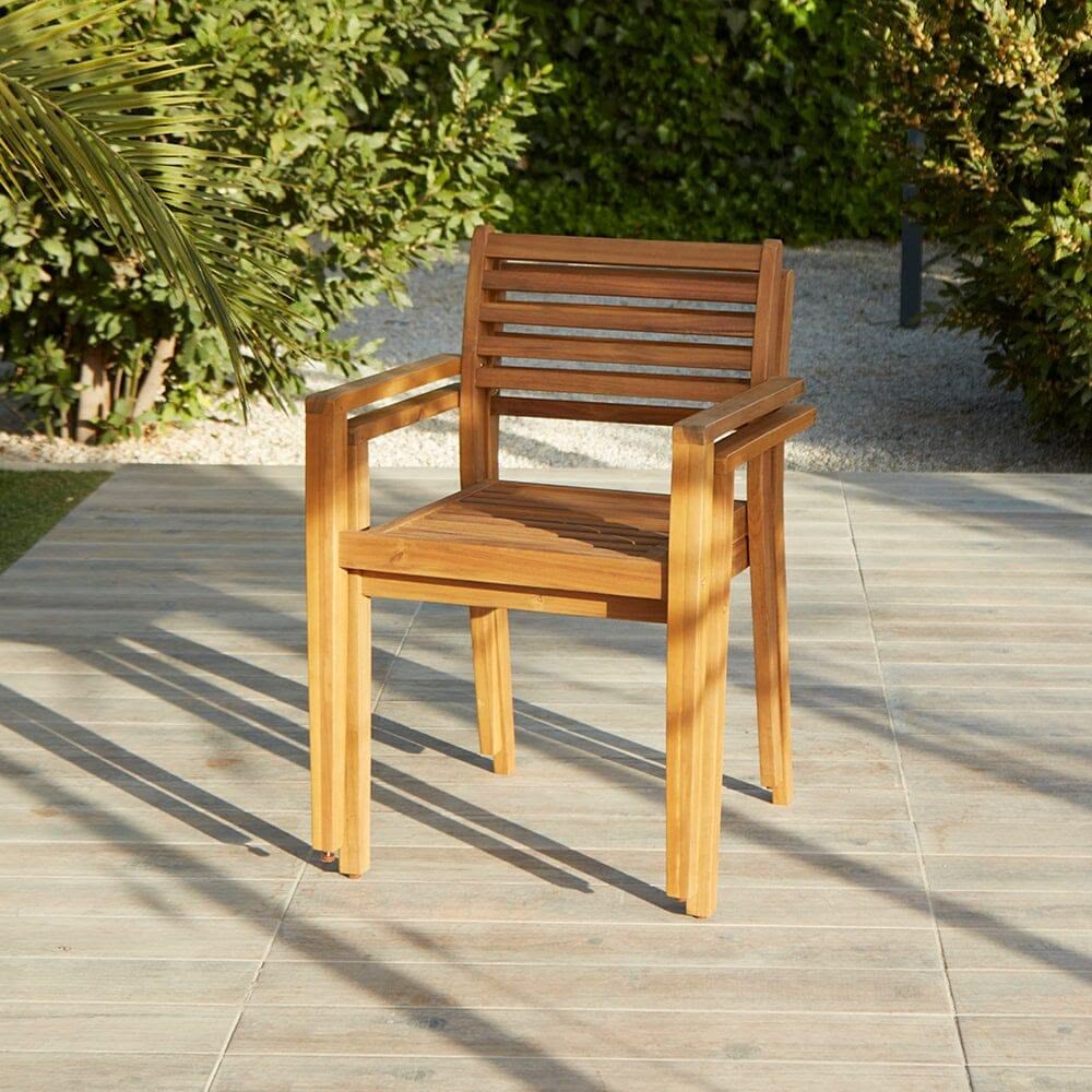 f88c860f9b07deeeb7845dc436909b40 High Quality Teak Garden Chairs Made in Indonesia - Image 1