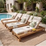 High-Quality Teak Lounge Chair for Villa