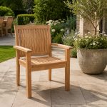 Premium Teak Wood Stacking Chair Manufacturer from Indonesia