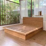 Premium Solid Teak Platform Bed Frame