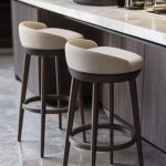Premium Solid Wood Bar Stool – Modern Luxury Counter Chair