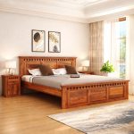 Minimalist Teak Bed Frame