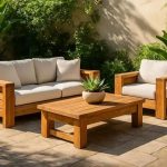 Indonesian Handmade Solid Teak Outdoor Furniture Set