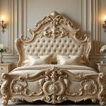 Luxury Classic Wooden Bed Frame