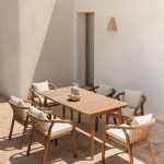 Premium Teak Outdoor Dining Set – 6 Seater Patio Furniture