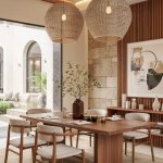 Modern Solid Wood Dining Table & Chair Set
