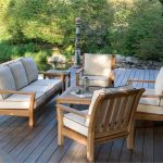 Premium Teak Wood Outdoor Sofa Set with Cushions